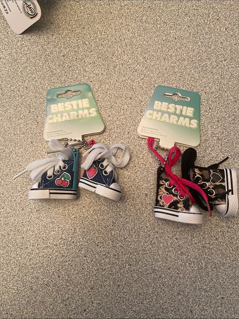 Kids Mini Sneaker Keychain - Multicolor